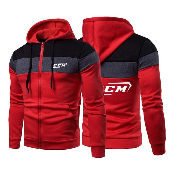 

men's hoodies & sweatshirts 2021 ccm logo spring autumn men wild warm fashion harajuku zipper hooded style male leisure coats, Black