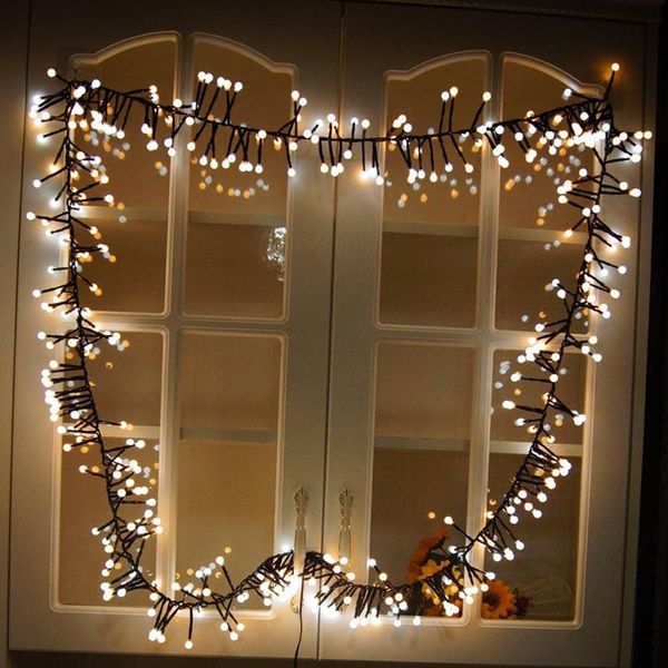 

400leds waterproof 8 modes led firecracker string lights double color outdoor fairy light for home party christmas decoration strings