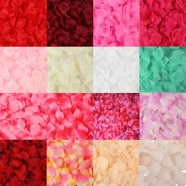 

pcs artificial rose petals wedding petalas colorful silk flower accessories d02 20 drop decorative flowers & wreaths