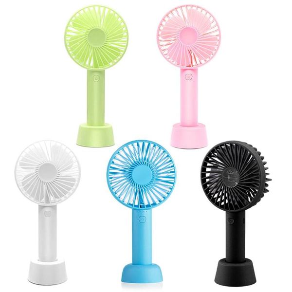 

electric fans mini handheld fan portable rechargeable battery operated cooling deskwith base 3 modes for home office travel outdoor