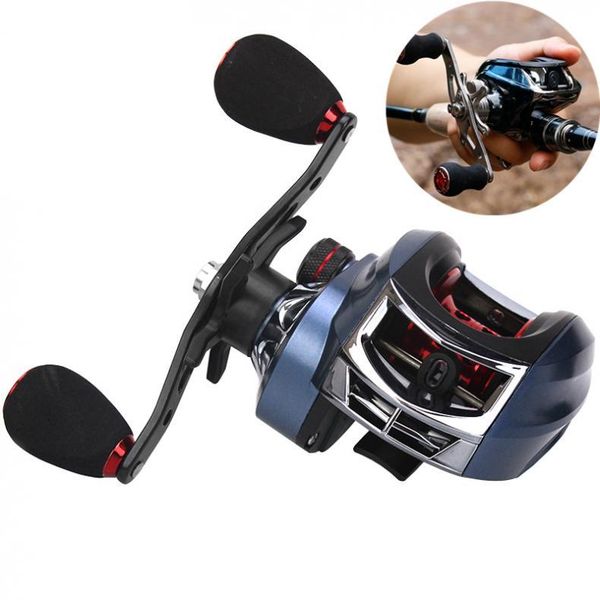 

baitcasting reels 17+1bb high speed 7.2:1 gear ratio fishing bait casting reel braking force 10kg wheel left / right hand