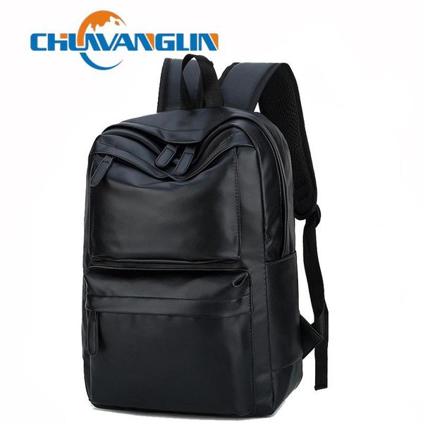 

backpack chuwanglin preppy style school backpacks for male leather men fashion laptravel bags mochila p102505