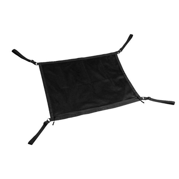 

car organizer ceiling storage net with zipper large capacity mesh bag breathable sundries pouch interior accessories universal travel