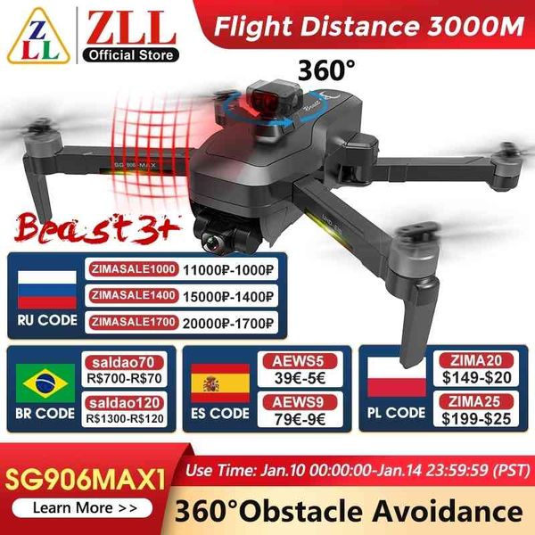 

camera drone with 3 axis gimbal professional 4k hd gps wifi fpv rc quadcopter remote dron zll sg906 max1 max pro 2 pro2
