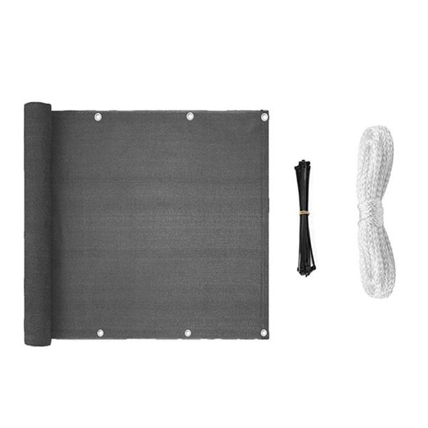 

shade balcony garden fence cover shelter privacy screen sewing buckle outdoor awning wind sunshade net for balconys swimming pool