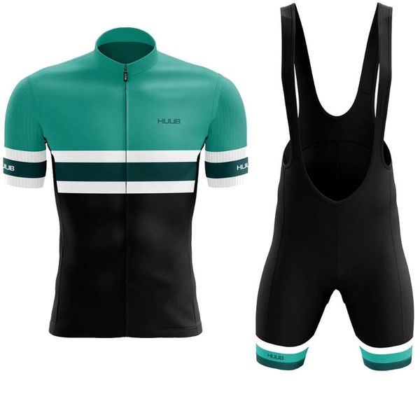 

racing sets tenue cyclisme homme huub cycling jersey set summer short sleeve bike clothing mtb bicycle sportswear man clothes shirts, Black;blue