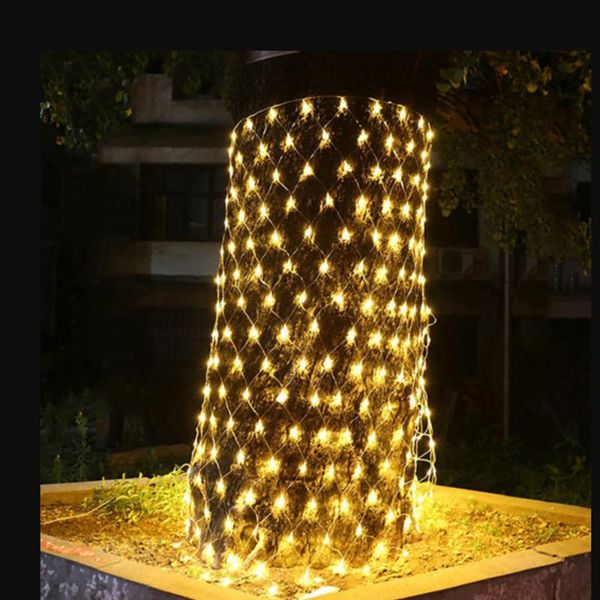 

strings led net curtain mesh fairy string light christmas eu 220v party wedding year garland outdoor garden decoration
