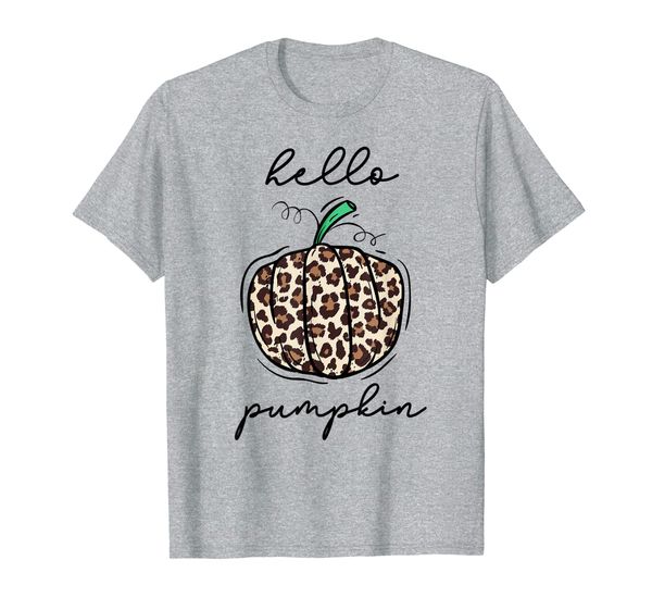 

hello pumpkin shirt leopard print pumpkin t-shirt, White;black