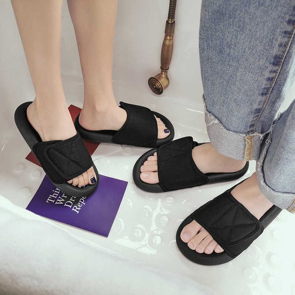 

summer big size lovers coconut fat drag men's and women's old dad flip bread shoes fashion leisure trend drag ysj, Black