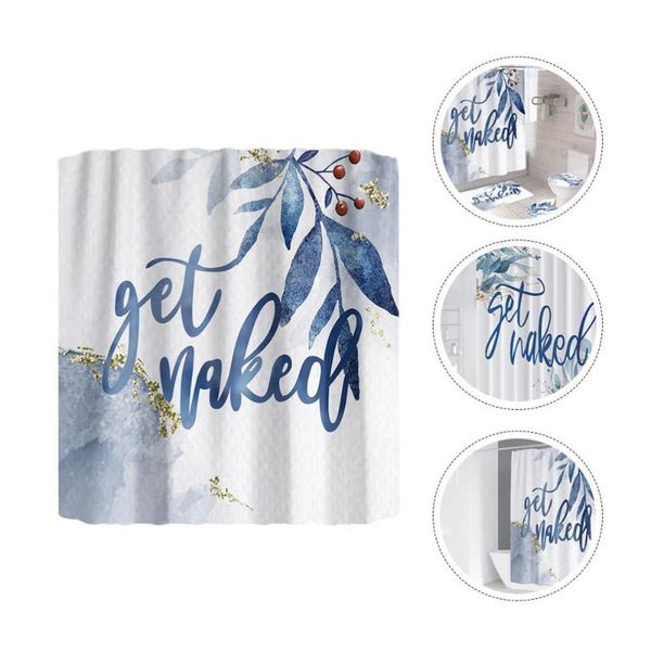 

shower curtains 1pc printing letter series curtain household bathroom for