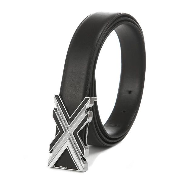 

belts western casual simple all-match men's belt pu, Black;brown