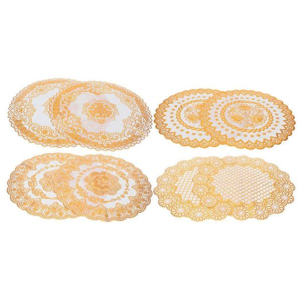 

storage bags wardrobe plastic 38x38cm table mats pvc gold placemats cup mat for wedding party supplies shoes bag