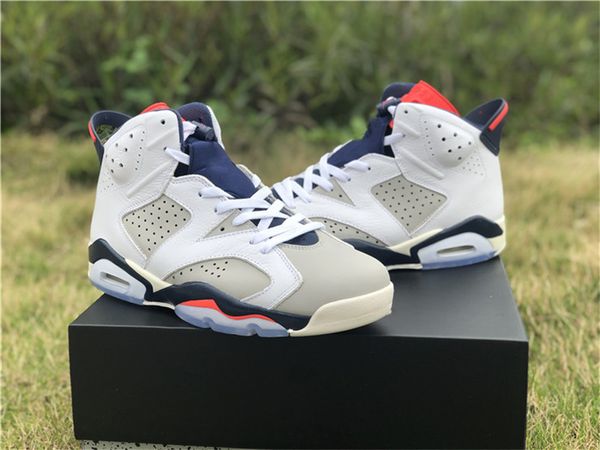 

shoes 6 tinker jumpman vi white red sports sneakers size us7-13