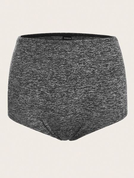 

marled print biker shorts p7tb#, Black