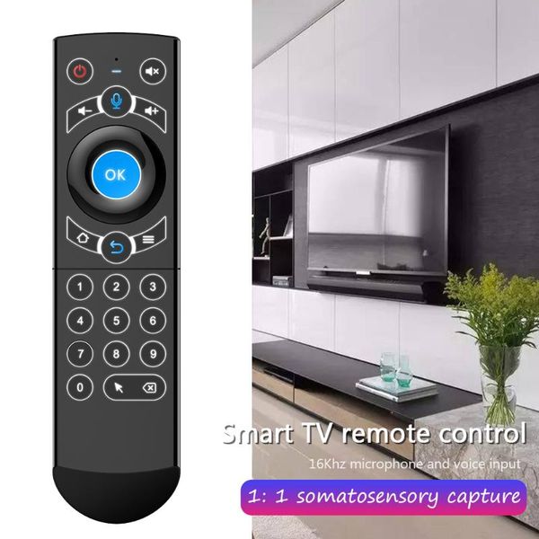 

remote controlers air mouse voice control 2.4ghz wireless convenient practical save time energy ir learning android tv box