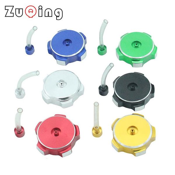 

motorcycle fuel system cnc aluminum alloy gas petrol tank cap air vent fit for crf50-crf150 klx110r110 atv motocross