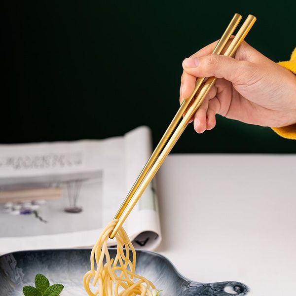 

chopsticks nordic household creative 304 stainless steel restaurant metal dining