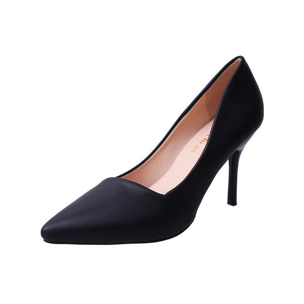 

sandals est woman shoes fashion thin heels spring stiletto office career black pink beige 33-39