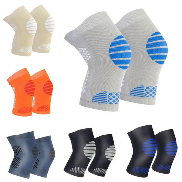 

elbow & knee pads pad sleeve breathable elastic durable leg support protector for outdoor running climbing cycling y, Black;gray