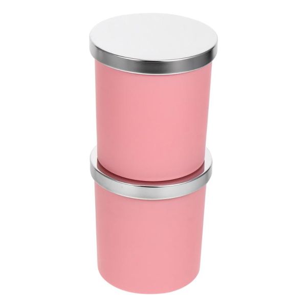 

candles 1 set of creative glass candle cups simple style with lid for home