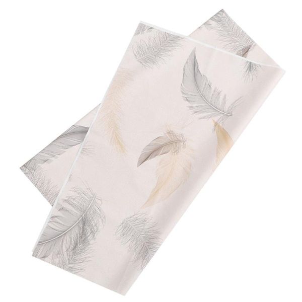 

feather pattern tablecloth fashionable table cover decorative cloth