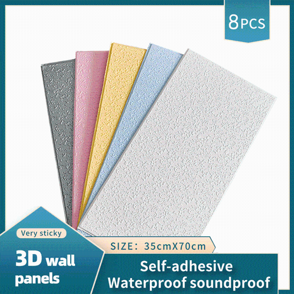 

wallpapers 8pcs 70cm*35cm 3d wall panels home decoration self-adhesive waterproof wallpaper bedroom kids room