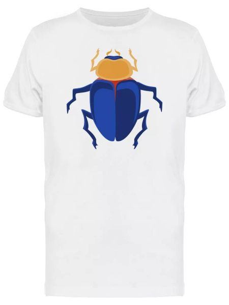 

mystical egyptian scarab tee men's -image by shutterstock, White;black