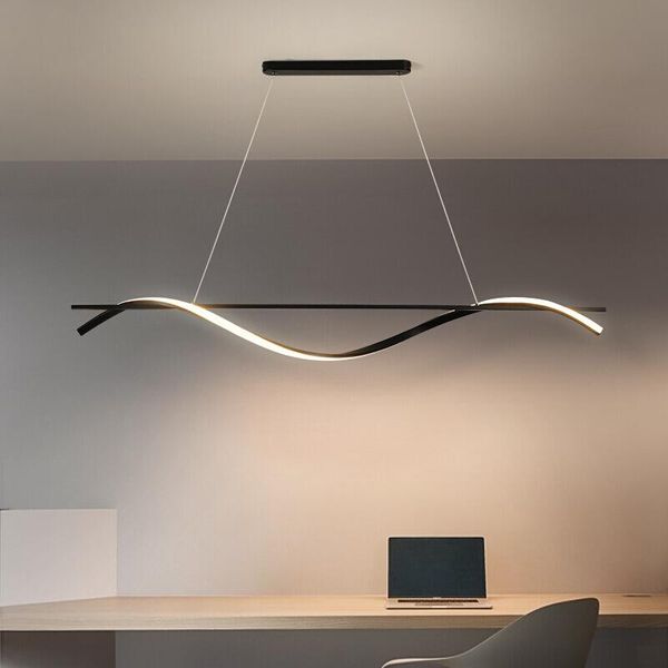 

chandeliers 2021 modern led chandelier black lighting for living room dining kitchen circle ring cafe hanging lamp