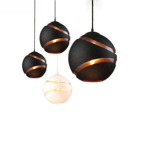

pendant lamps creativity bedroom restaurant lamp hanging lights decor fixtures modern minimalist black white lighting