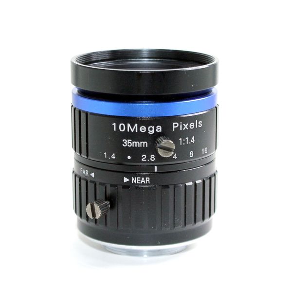 10 mega pixel da 35 mm f1.4 cctv lente c-mount da 1 