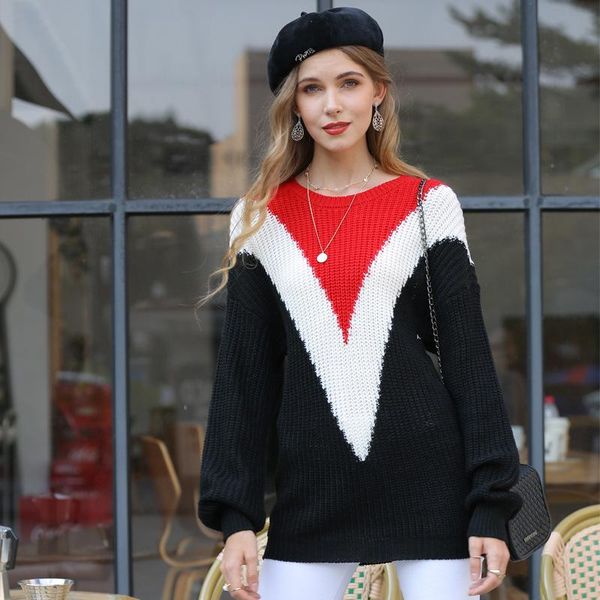 

women's sweaters 2021 autumn causal oversize loose type ol commute sweater shirt coat, White;black