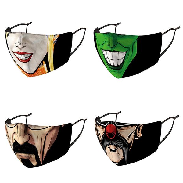 

mask skull 3d printing cloth replaceable filter dust proof and breathable spring summer autumn winter fashion