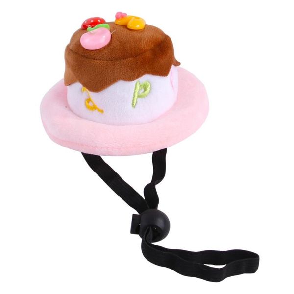 

party hats 1pc cake shape pet hat birthday adorable plush cat cap headgear