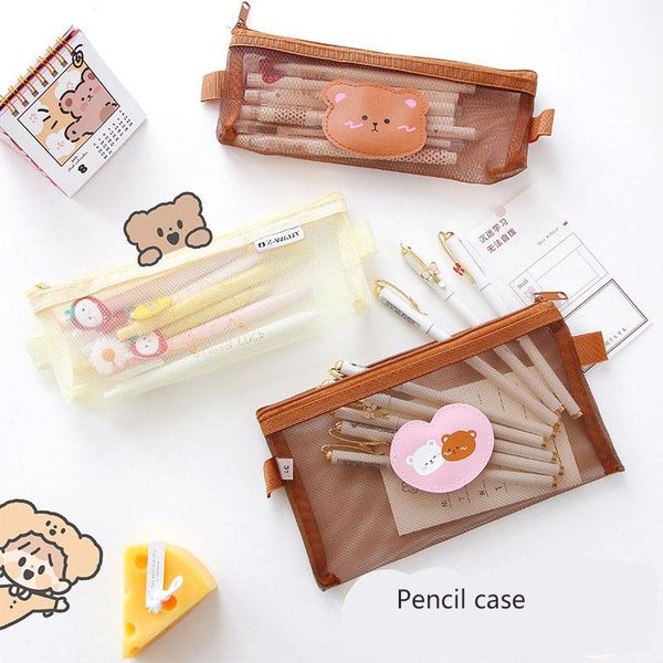 

pencil bags case cute storage organizer wallet for boy children cometic bag girl stress relief stationery school supplies office