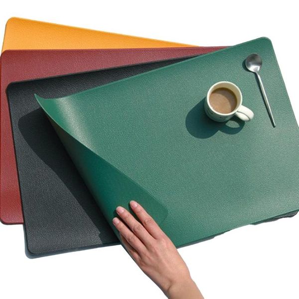 

mats & pads 4pcs/lot waterproof oil-proof placemat heat-resistant kitchen accessory