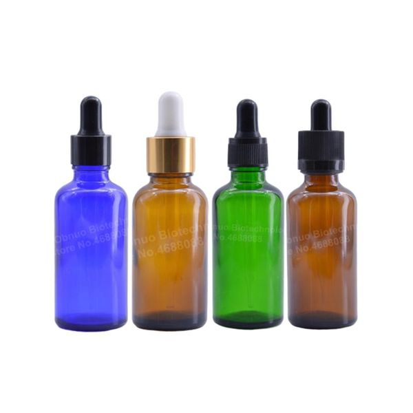 

storage bottles & jars 15pcs 50ml perfume oil dropper bottle with different cap essential liquid cosmetic serum