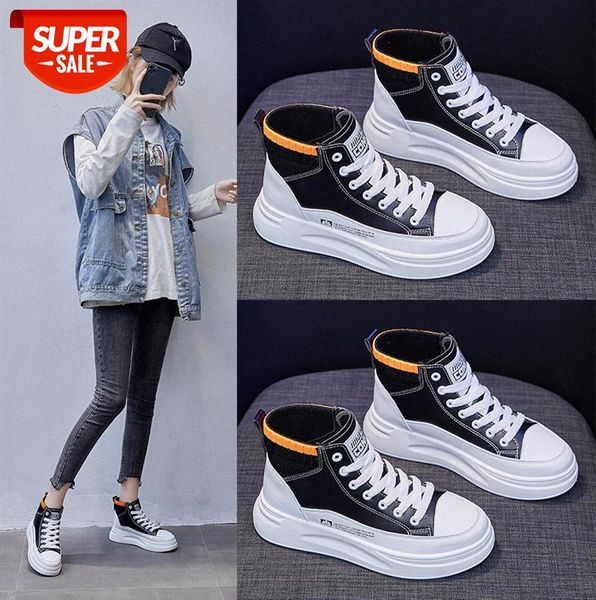 

feizhikou high-white shoes women korean student board thick-soled casual z015 #av7i