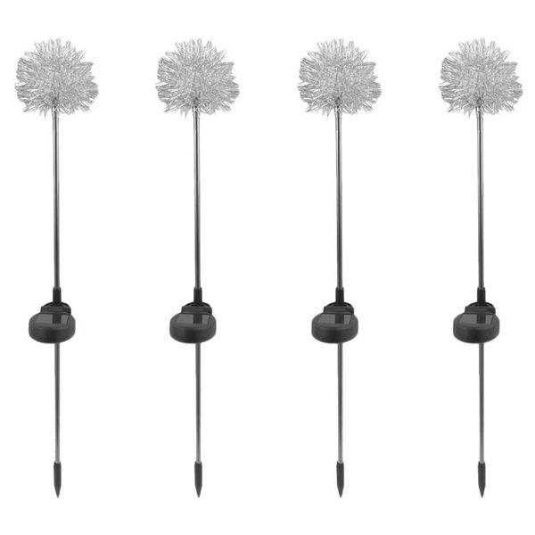 

lawn lamps 4 pcs led solar stake light ground insert lamp outdoor dandelion shape