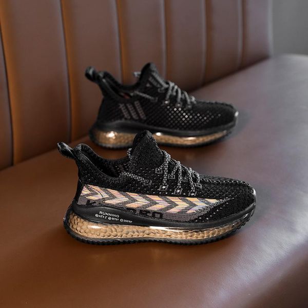 

original teenager sneakers for boys designer kids running shoes wearable walking girls brand sport children athletic & outdoor, Black