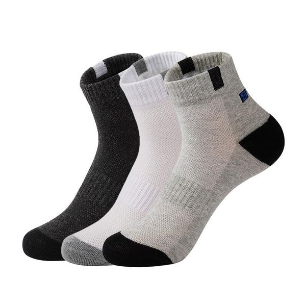

men's socks men cottin 3pairs/lot man sport colorful athletics eu39-45, Black