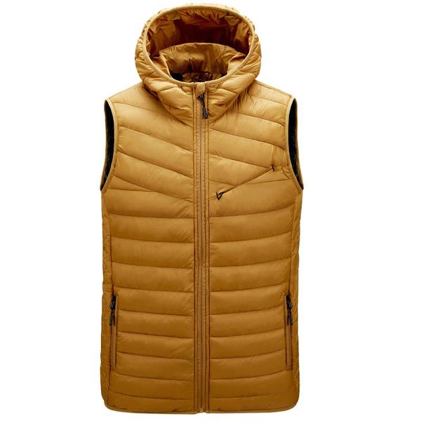 

men's vests winter sleeveless jacket big sizes black vest autumn casual thick warm coats male cotton-padded work waistcoat clothing, Black;white