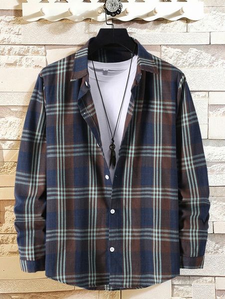 

men plaid print shirt without tee a0fe#, White;black