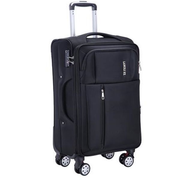 

luggage oxford spinner suitcase men rolling on wheels travel wheeled trolley bag