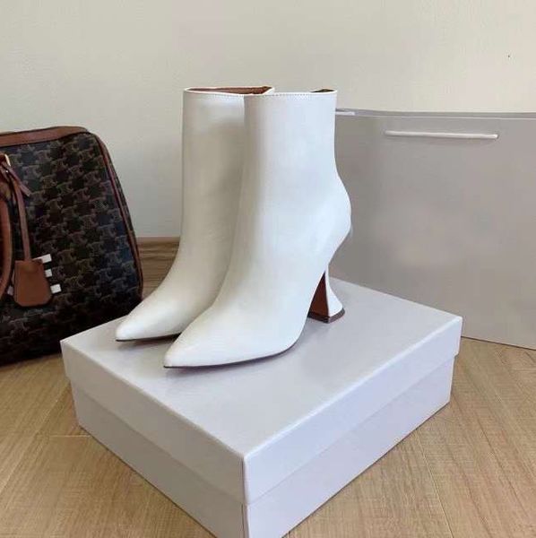 

fashion brand boots winter new wine white black women ankle boots high stiletto heels lady shoes 9.5 cm szie:34-40