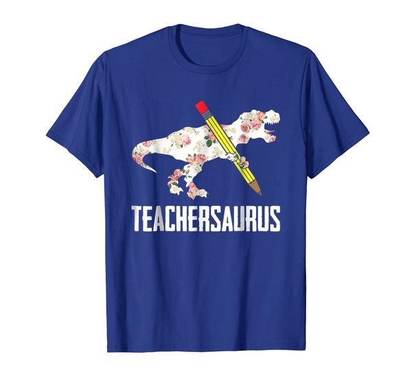 

teachersaurus dinosaur funny teacher school cute t-shirt, White;black
