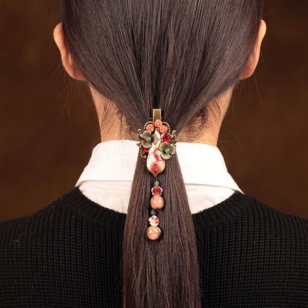 

hair clips & barrettes ornaments carved accessories hairpins retro claw clip headband for lady jewelry handmade, Golden;silver