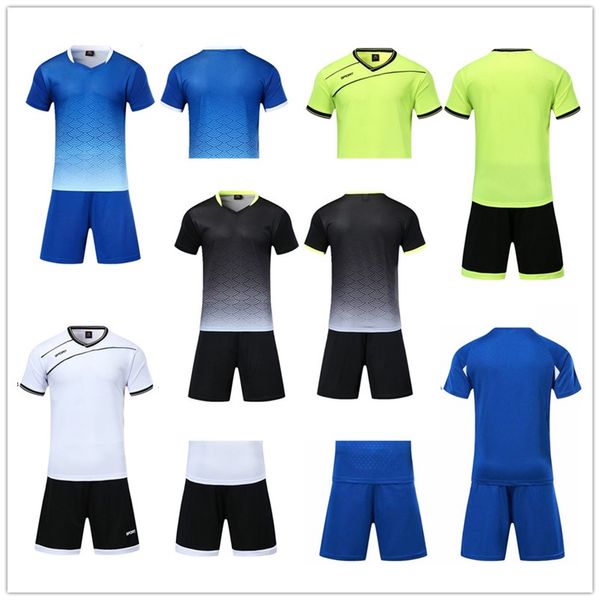 

2021 Soccer jersey Sets smooth Royal Blue football sweat absorbing and breathable children's training suit 001 43920, Black