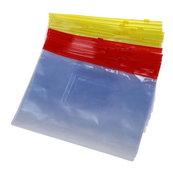 

business card files 20pcs plastic slider zip lock bags holder for a5 paper
