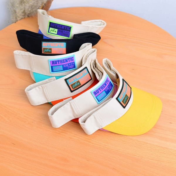 

summer children's letter empty hat for boys and girls, Yellow