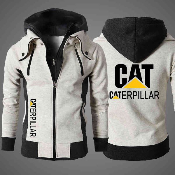 

2021 new cat caterpillar tractor men's clothing sweatshirts male ets fce warm hoodi quality sportswear harajuku outwear, Black